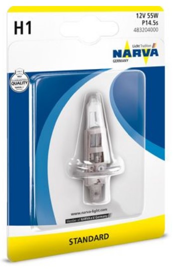 Лампа галогеновая Н1 55вт 12V NARVA