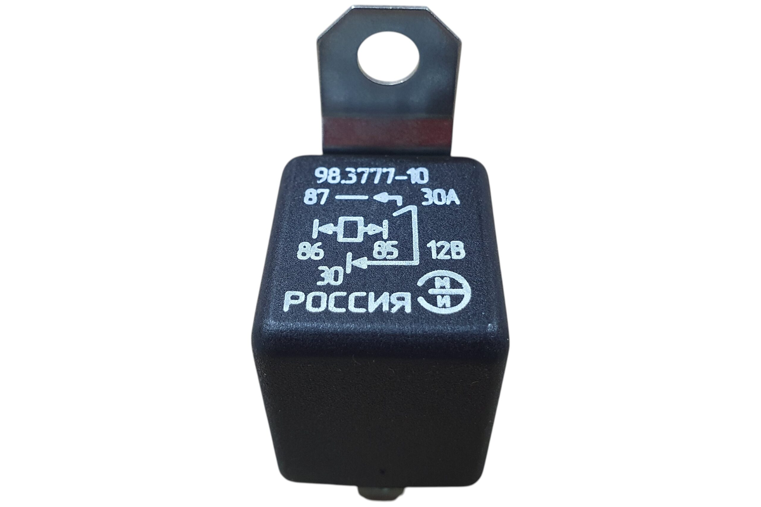 Реле 4-х контактное без кронштейна ЭМИ 12В 30А 75-3777-12