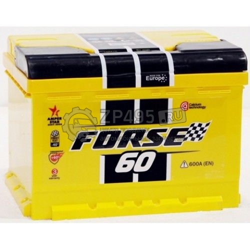 Аккумулятор FORSE 60 (0) R низкий