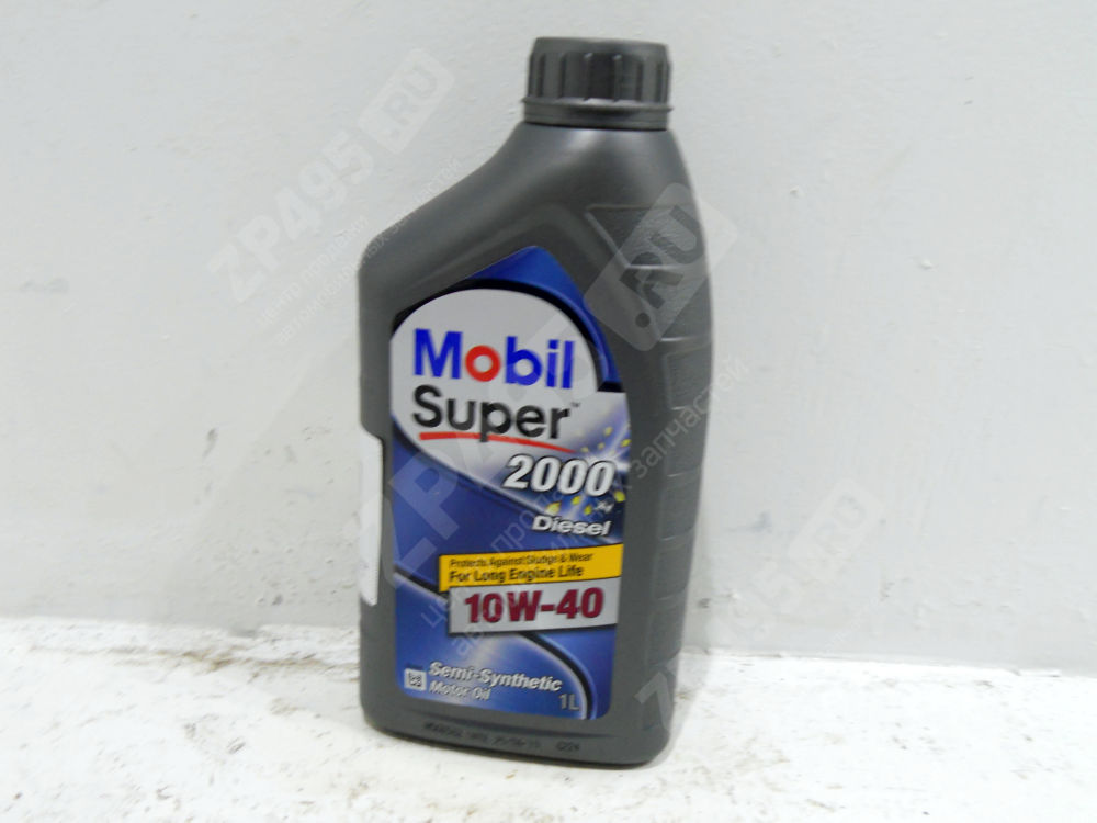 Масло моторное MOBIL SUPER 2000x1 DIESEL 10W40 п/с 1л.