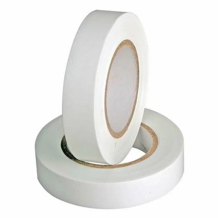Изолента 15*20м (белая) Авалон
