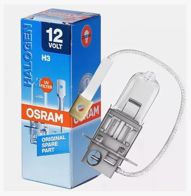 Лампа 12V H3 55W PK22s OSRAM