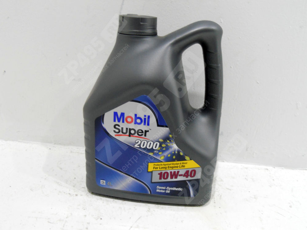 Масло моторное MOBIL SUPER 2000 10W40 п/с.4 л.