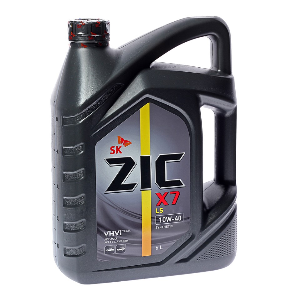 Масло моторное ZIC X7 LS 10W40 с.6л БЕНЗИН