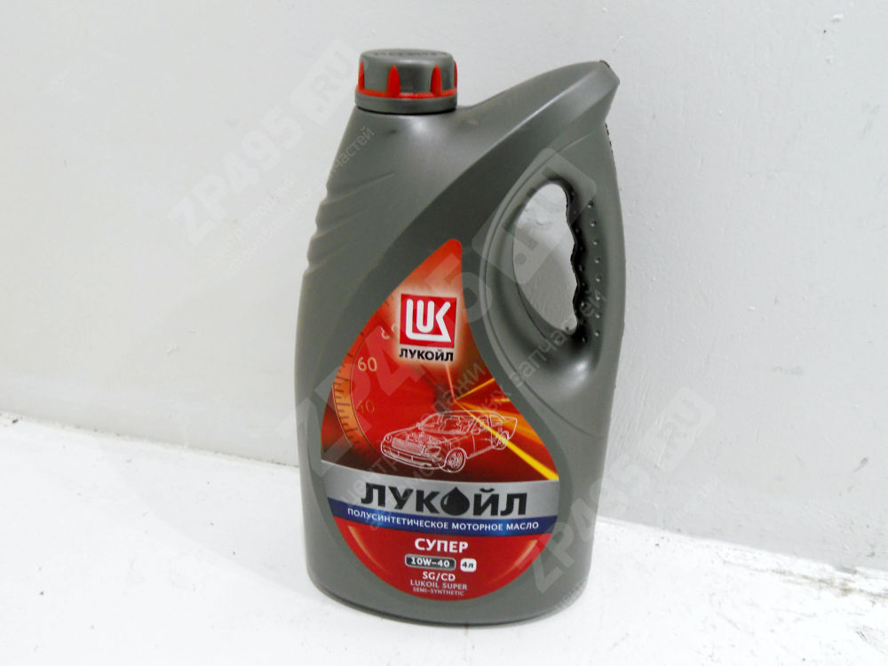 Масло моторное Лукойл Супер 10W40 п/с.4л.