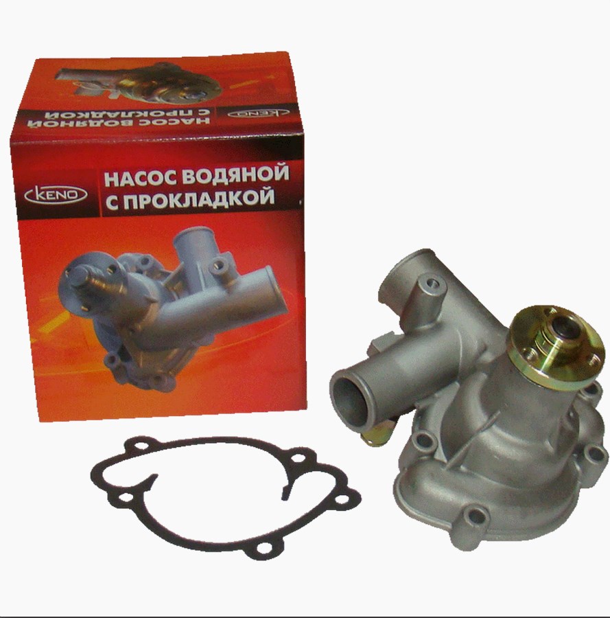 Помпа ГАЗ-3110 дв.ЗМЗ-4062, 4052, 4092 с прокладкой под ГУР KENO