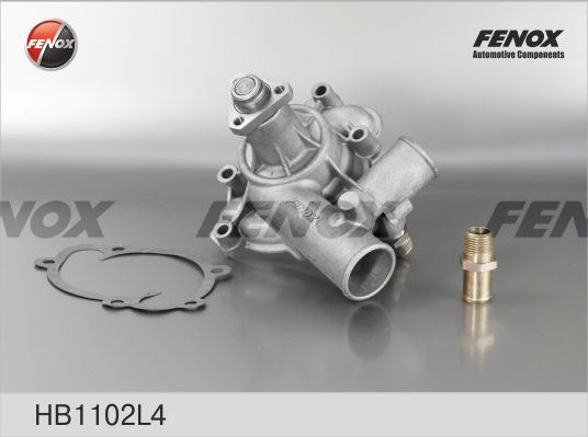 Помпа ГАЗ-3110 дв.ЗМЗ-4062, 4052, 4092 с прокладкой под ГУР FENOX