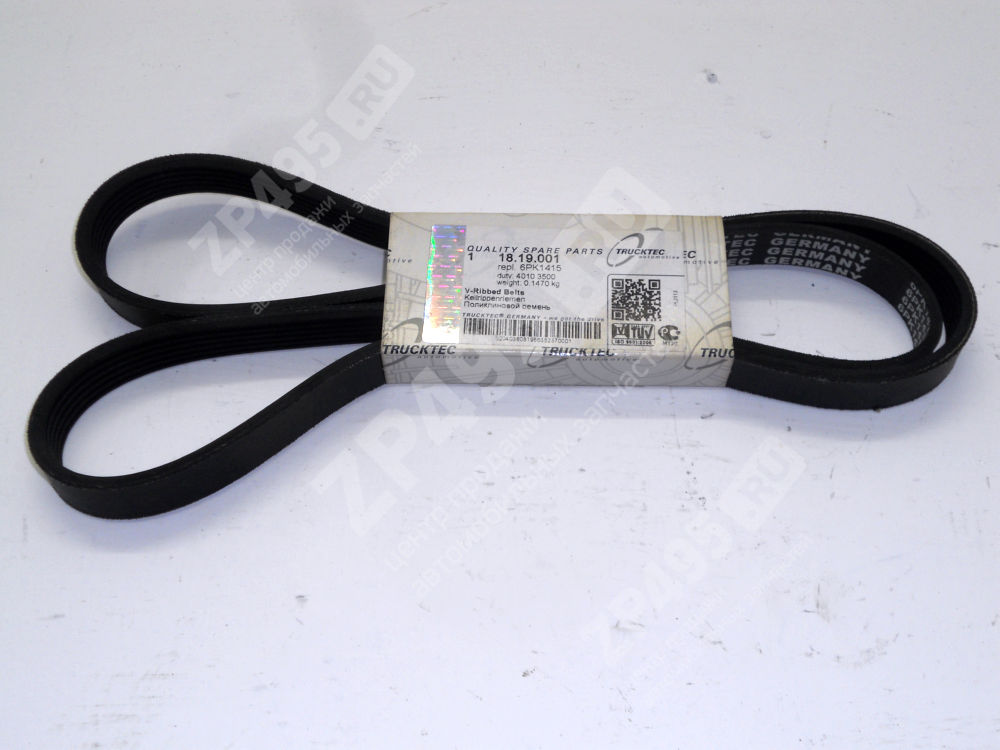 Ремень 1413 (6PK1413) TRUCKTEC (40524-1308020) ЕВРО-3
