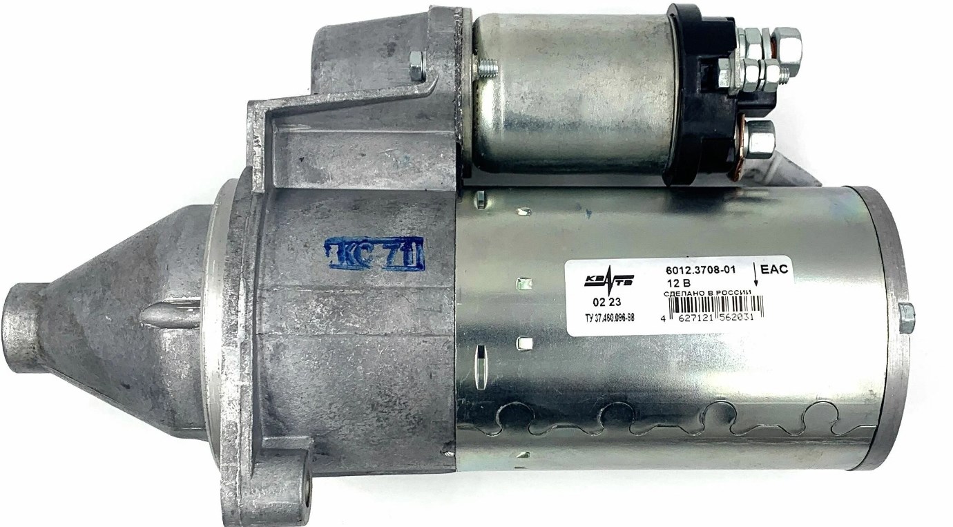 Стартер ГАЗ, УАЗ дв.ЗМЗ-406, 405, 409, 40524 2.0кВт КЗАТЭ (ЗиТ).