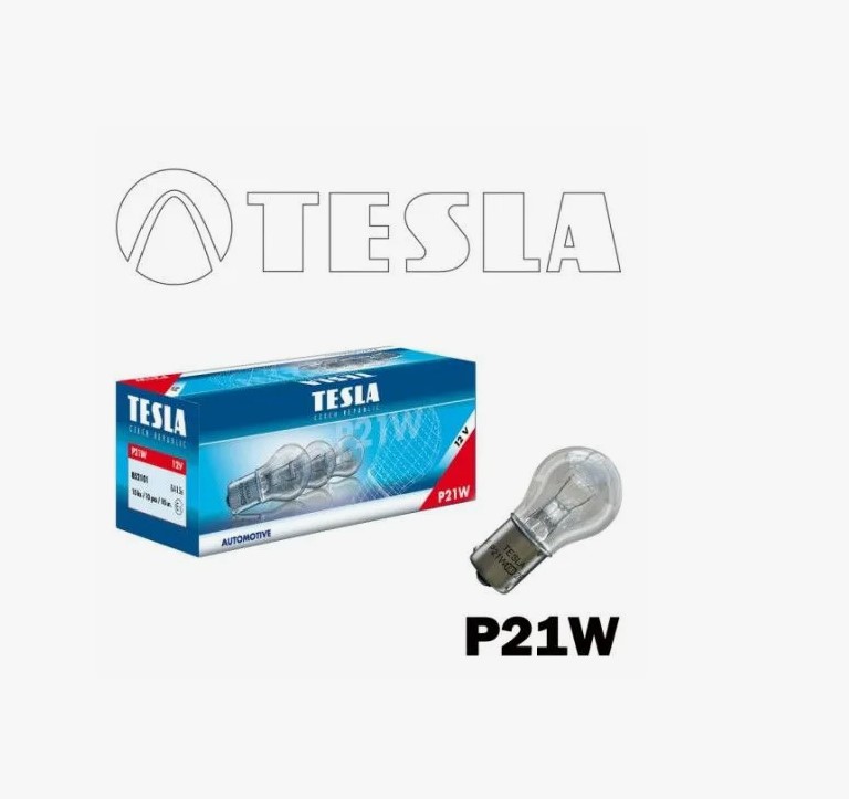 Лампа накаливания 12V P21/5W 21.5W TESLA