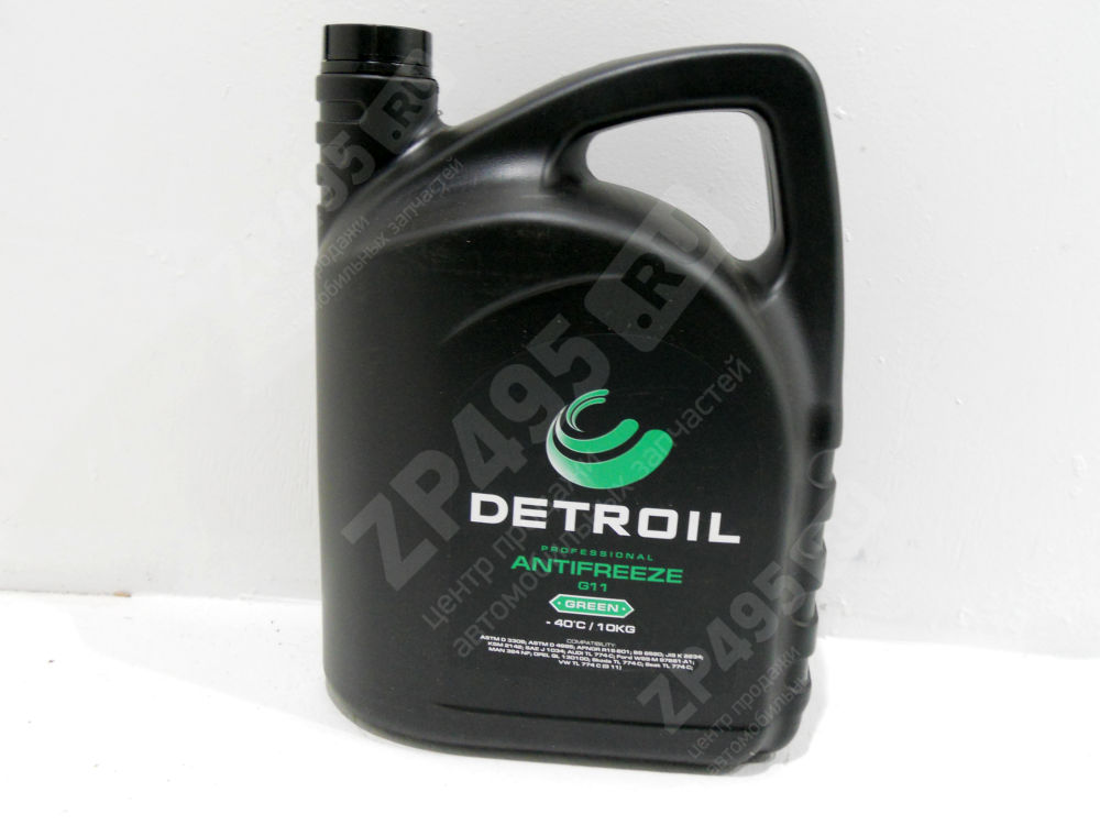 Антифриз DETROIL G11 10л зелен