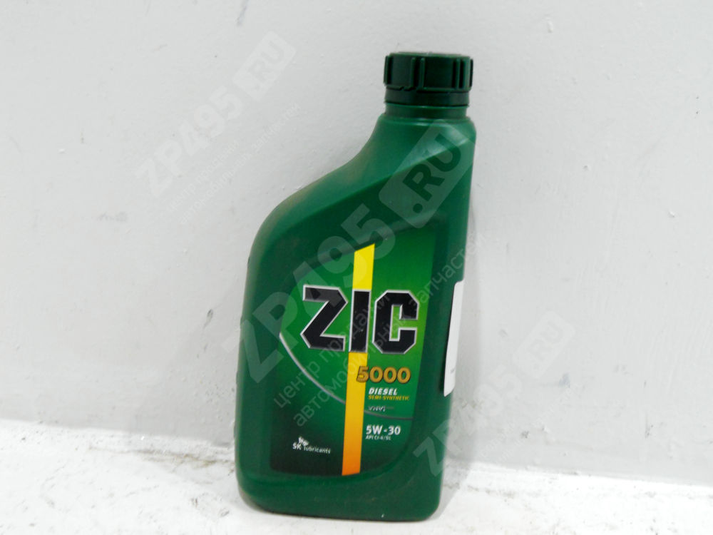 Масло моторное ZIC 5000 5W30 DIESEL п/с 1л