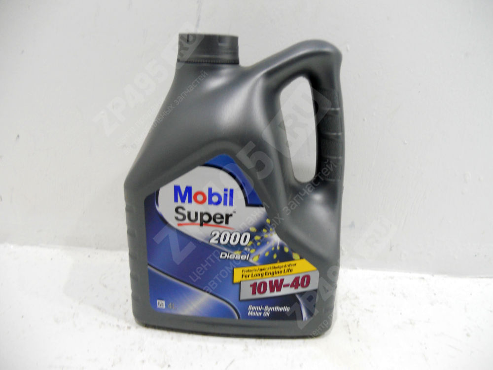 Масло моторное MOBIL SUPER 2000x1 DIESEL 10W40 п/с 4л.