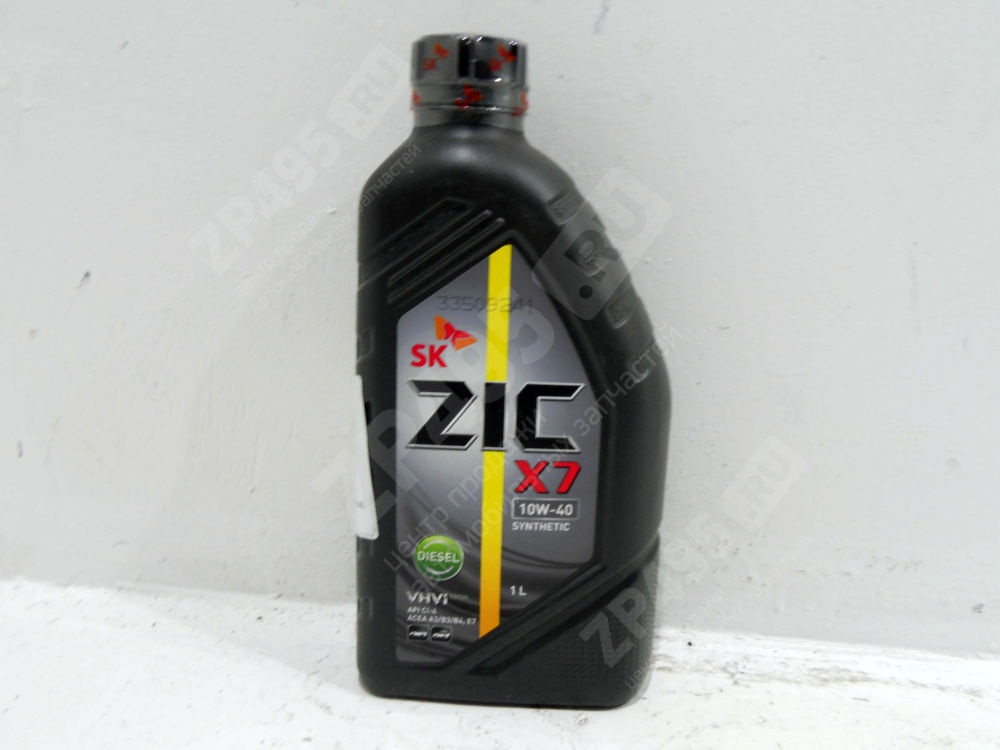 Масло моторное ZIC X7 10W40 DIESEL с 1л