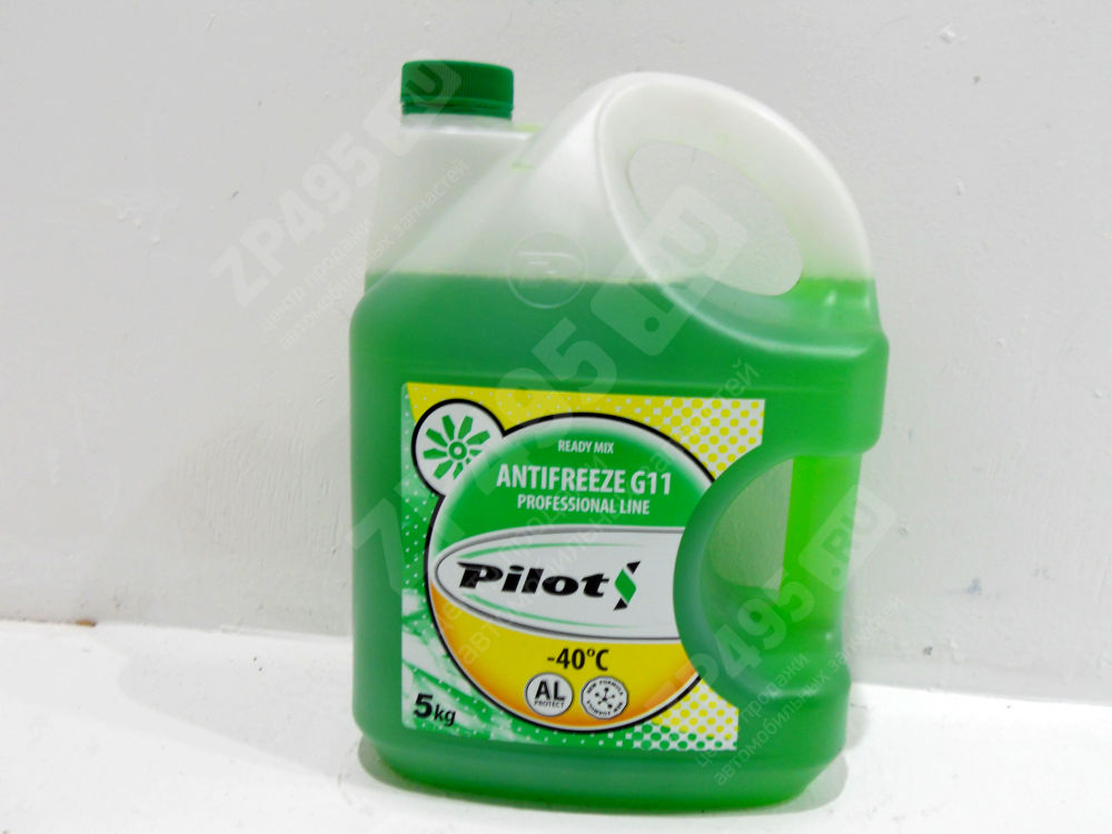 Антифриз PILOTS G11 5л зеленый GREEN LINE