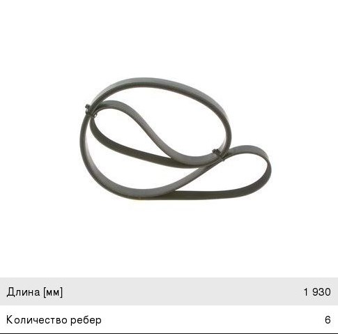 Ремень 1930 LINK 6PK1930