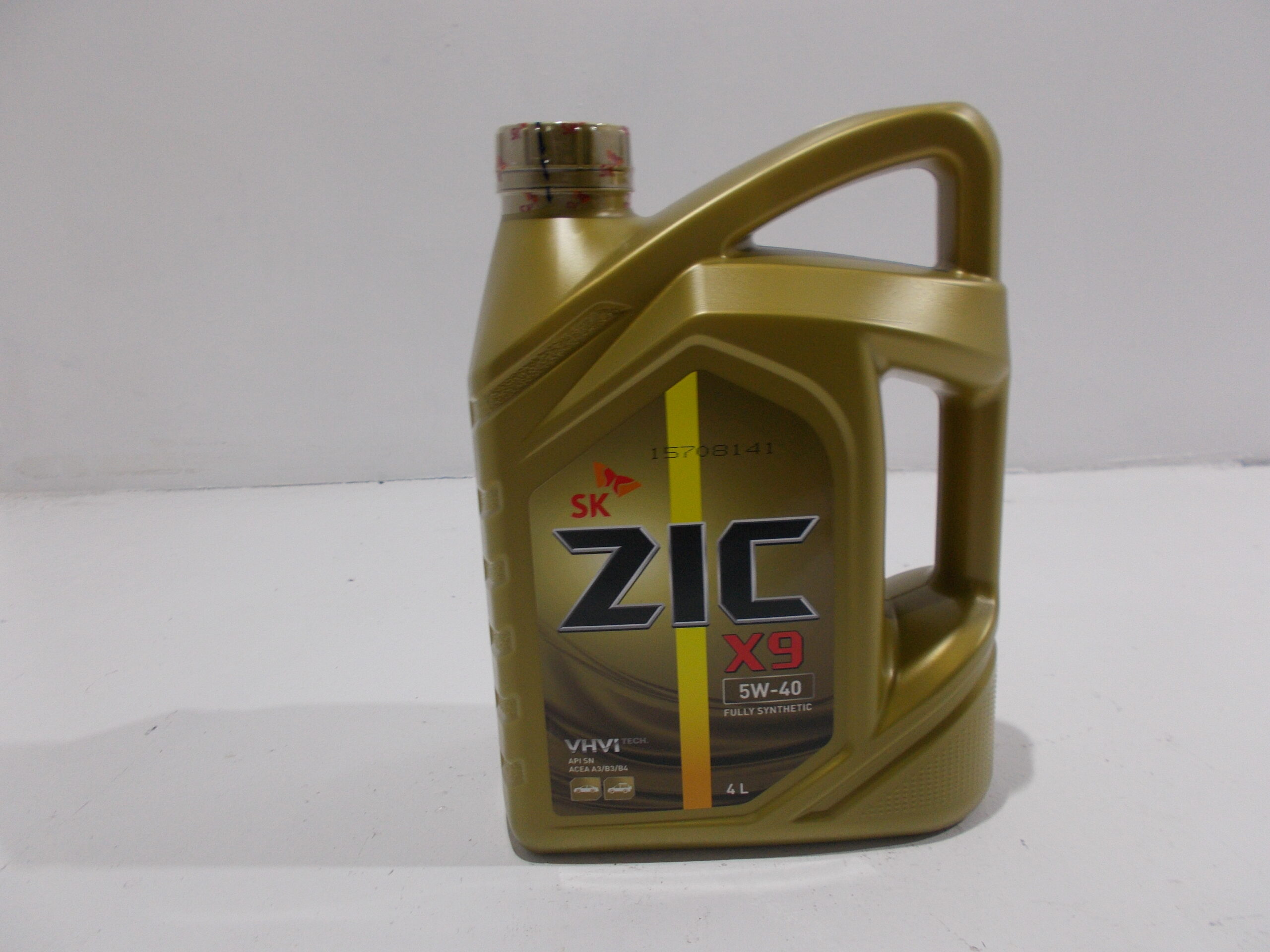 Масло моторное ZIC X9 5W40 синт.4л БЕНЗИН