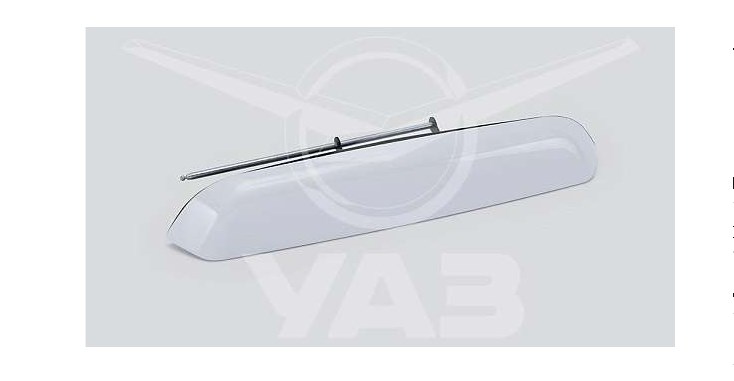 Ручка УАЗ-2363 Пикап двери задка наружная с подсветкой без камеры Н/О ( БЕЛЫЙ ) (ООО УАЗ)