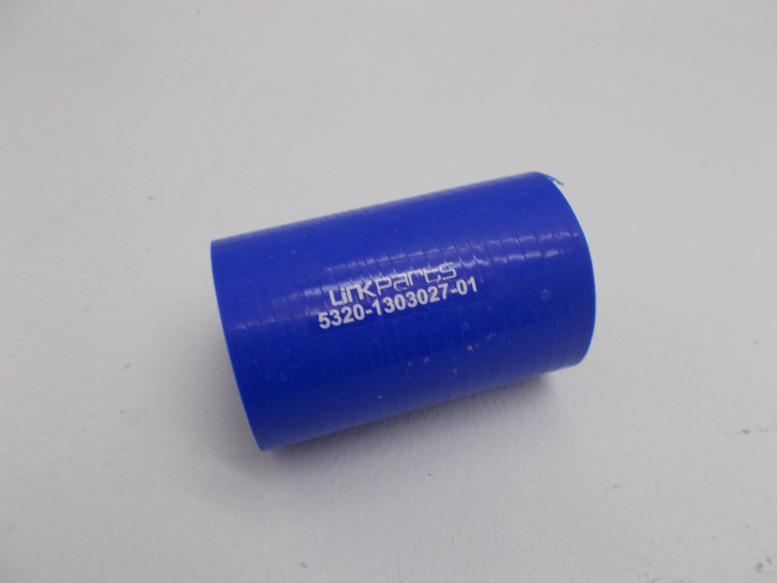 Патрубок радиатора средний (короткий) КАМАЗ (L=120mm, d=70) СИЛИКОН СИНИЙ LINK