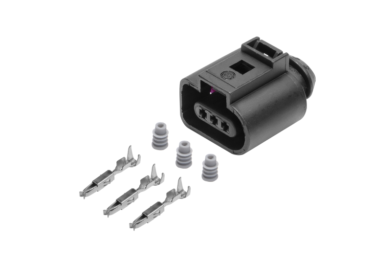Разъем 1J0973703 3-х контактный датчика уровня масла VAG MERCEDES, AUDI, VOLKSWA