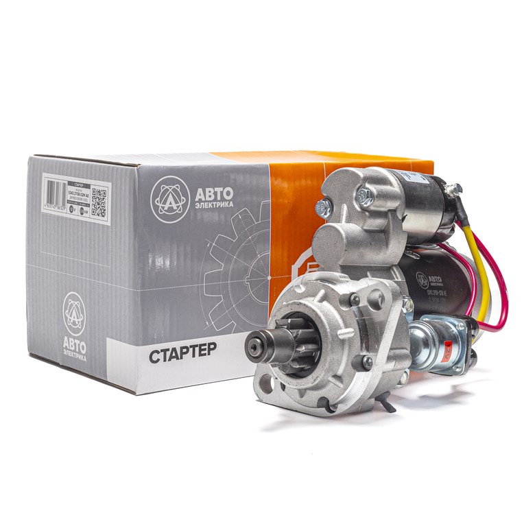 Стартер ЯМЗ-534 ГАЗон Next 12V 3.5/4.9 кВт AZF 4383 с доп.реле AVTOELECTRICA