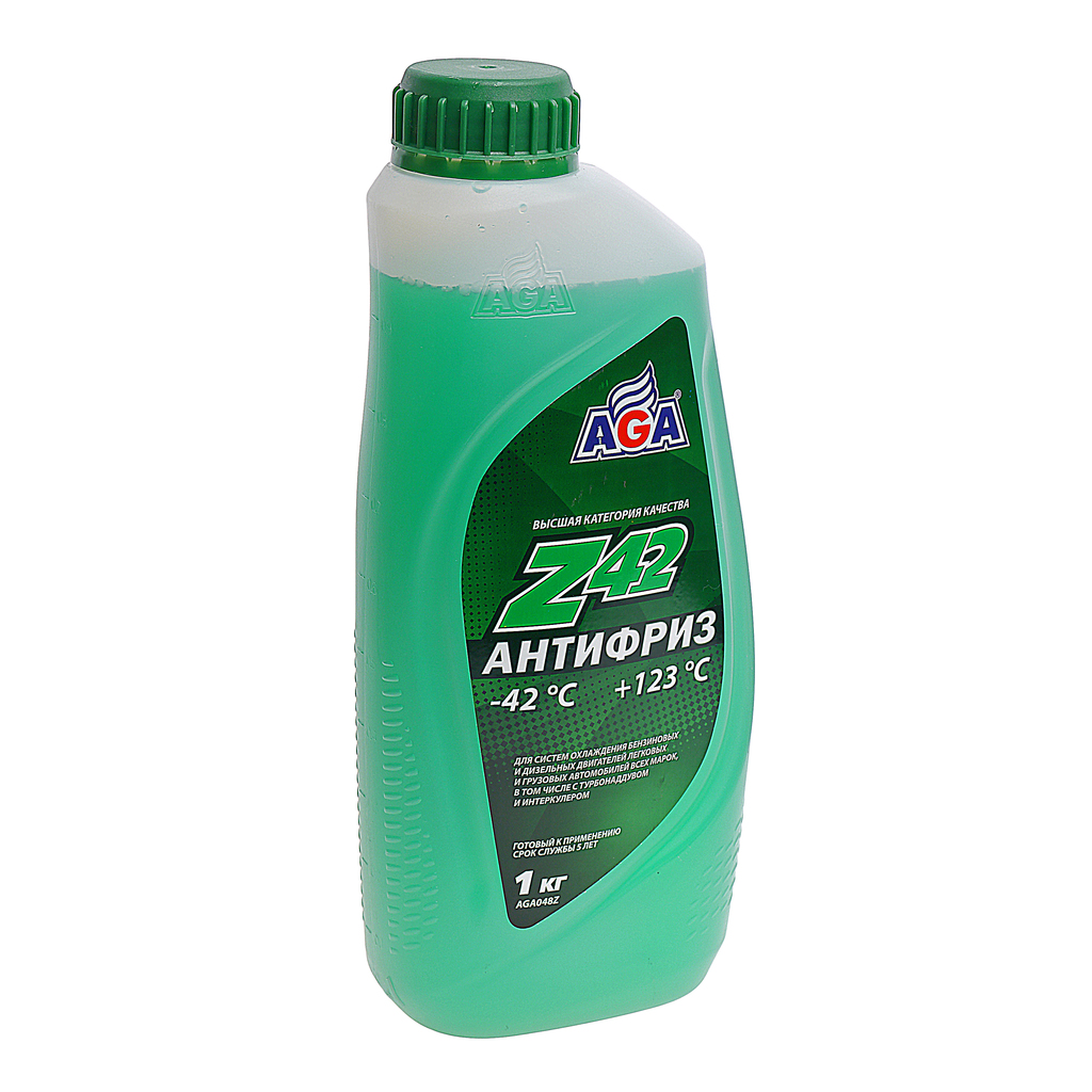 Антифриз зеленый -42C 0.946л Antifreeze Z42 AGA