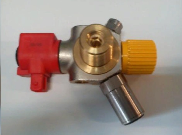 Вентиль баллона ГБО с электро-клапаном EMER M14 24B MARK 121-002