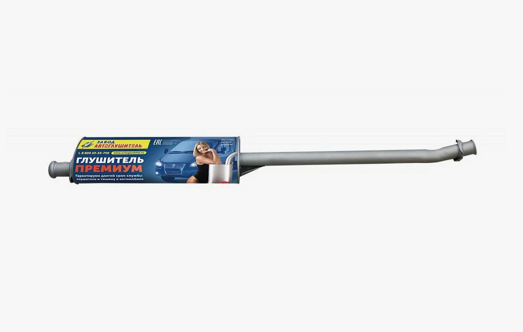 Глушитель ГАЗ-3302 Next дв.А274 Evotech 2.7 ЕВРО-5 длинный ПРЕМИУМ